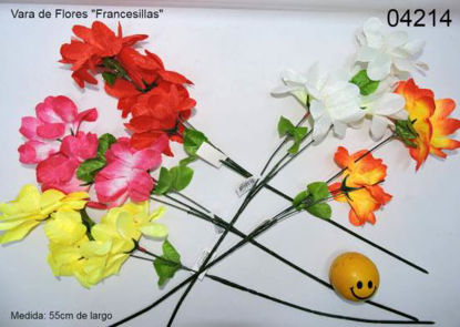 Imagen de VARA DE FLORES "FRANCESILLAS" REDONDEADA 55CM 6.23